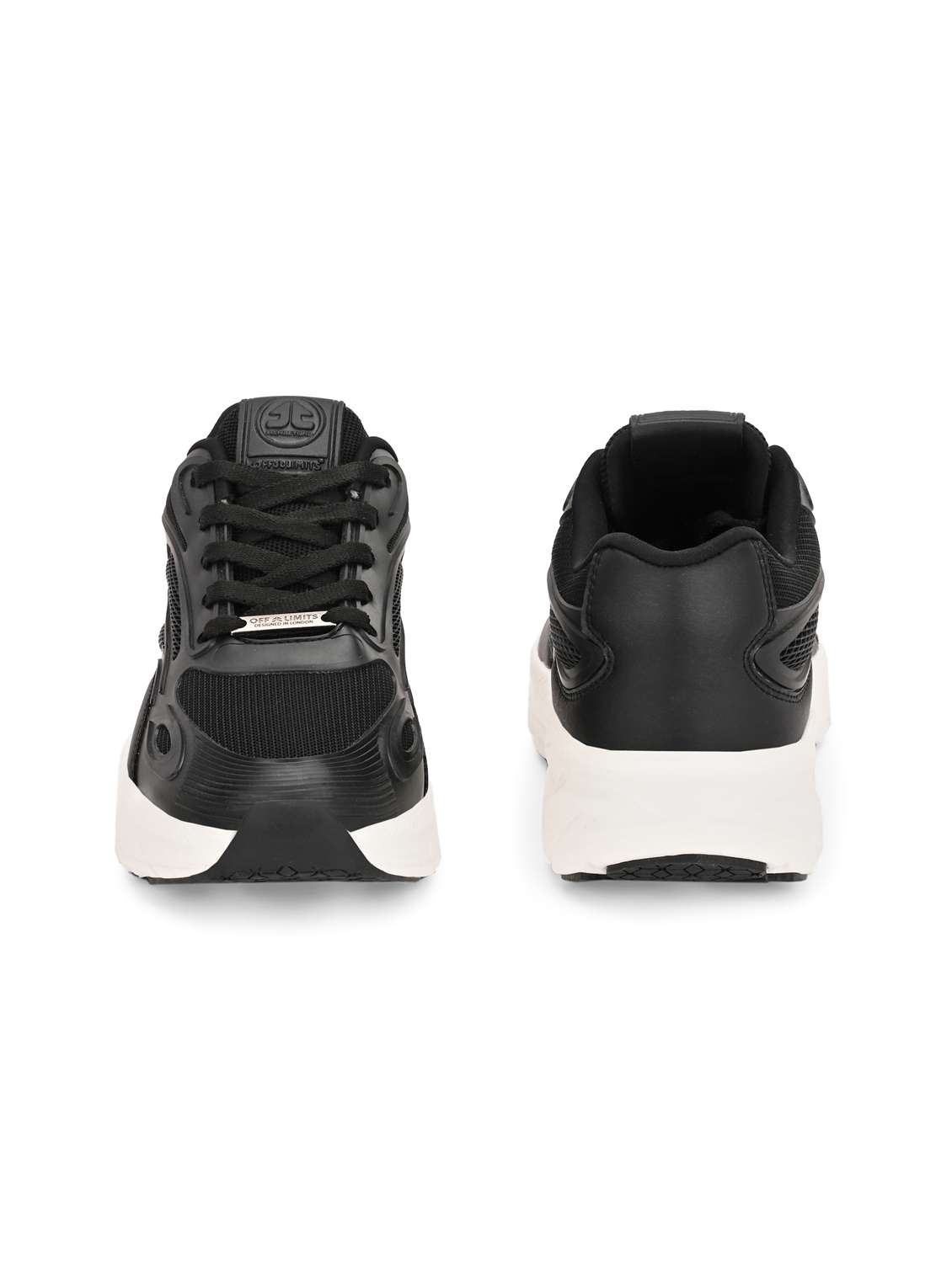 women black lace-up sports shoe - 22020360 -  Standard Image - 3
