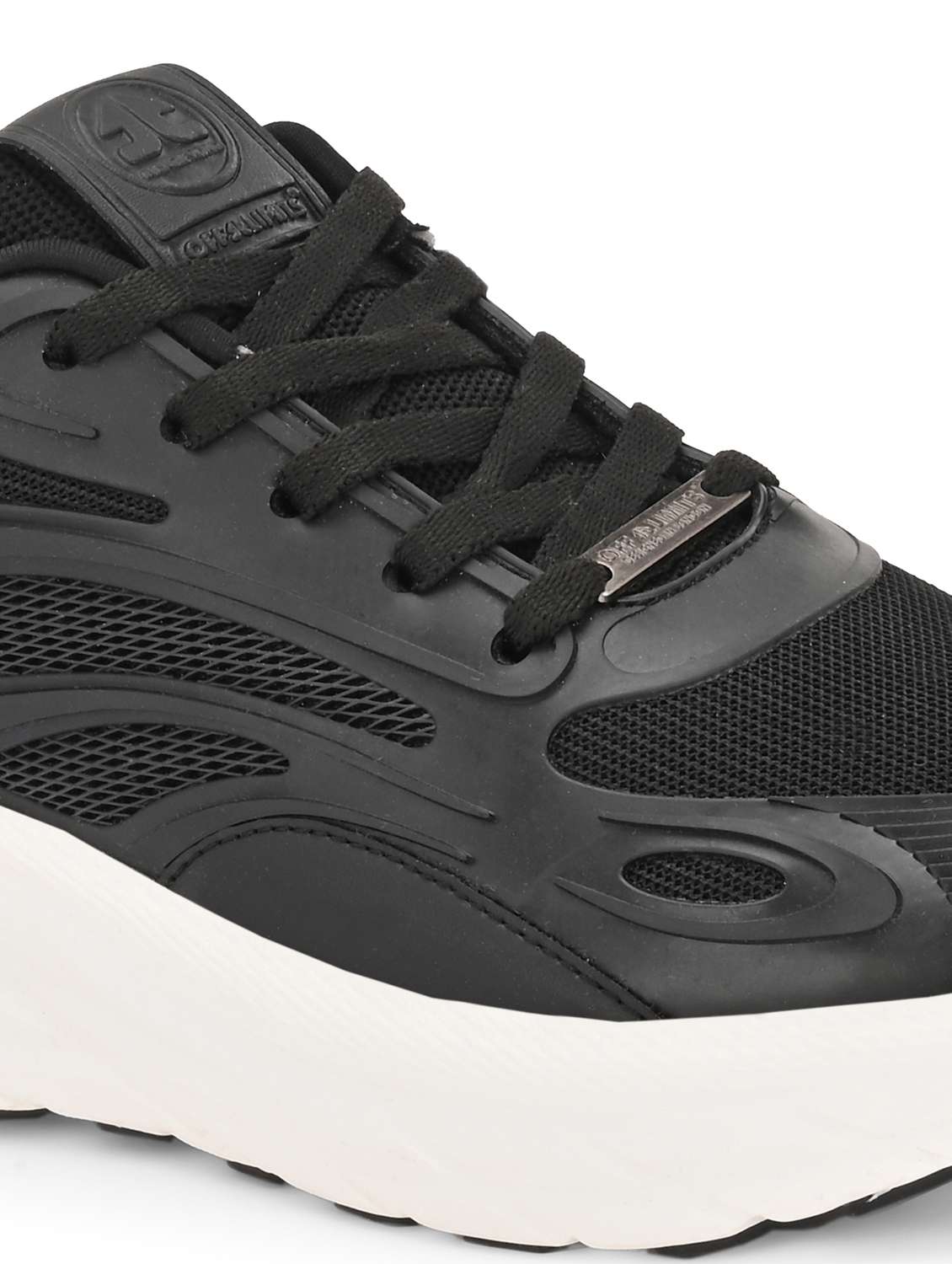 women black lace-up sports shoe - 22020360 -  Standard Image - 5