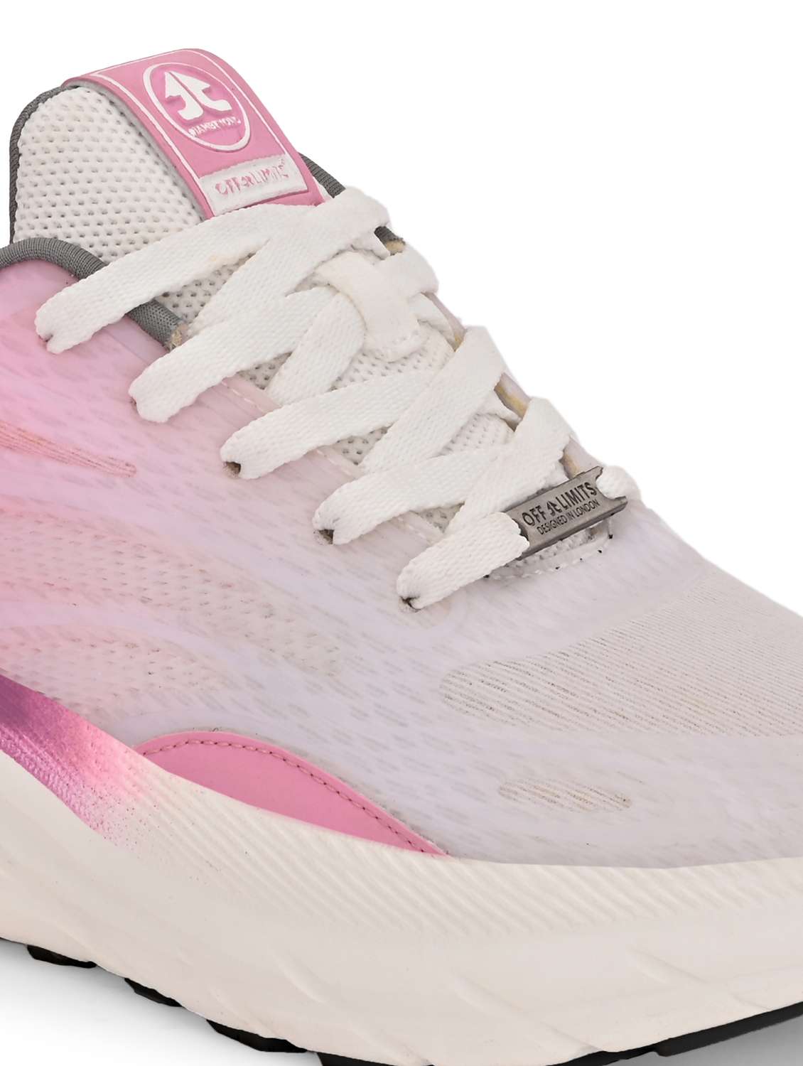 women pink lace-up sports shoe - 22020362 -  Standard Image - 5