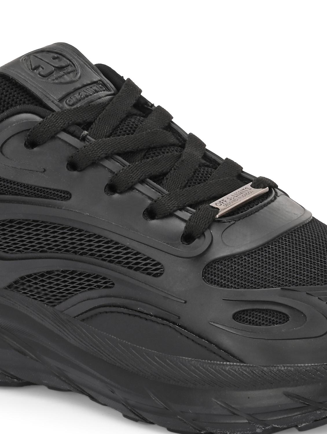 women black lace-up sports shoe - 22020365 - Standard Image - 5