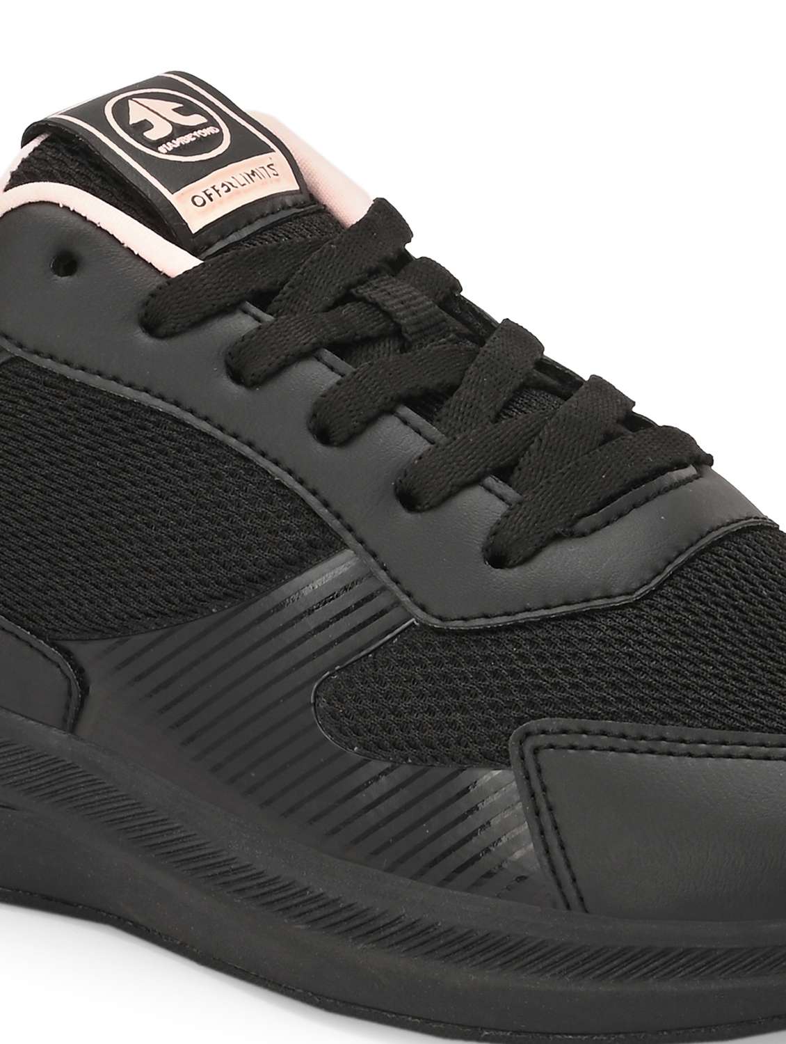 women black lace-up sports shoe - 22020367 - Standard Image - 5