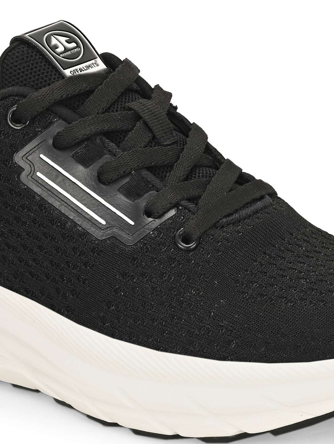 women black lace-up sports shoe - 22020373 - Standard Image - 5