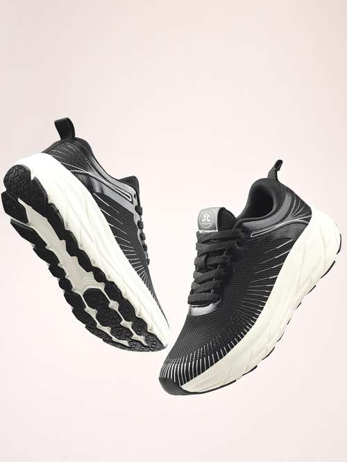 women black lace-up sports shoe - 22020376 -  Standard Image - 0
