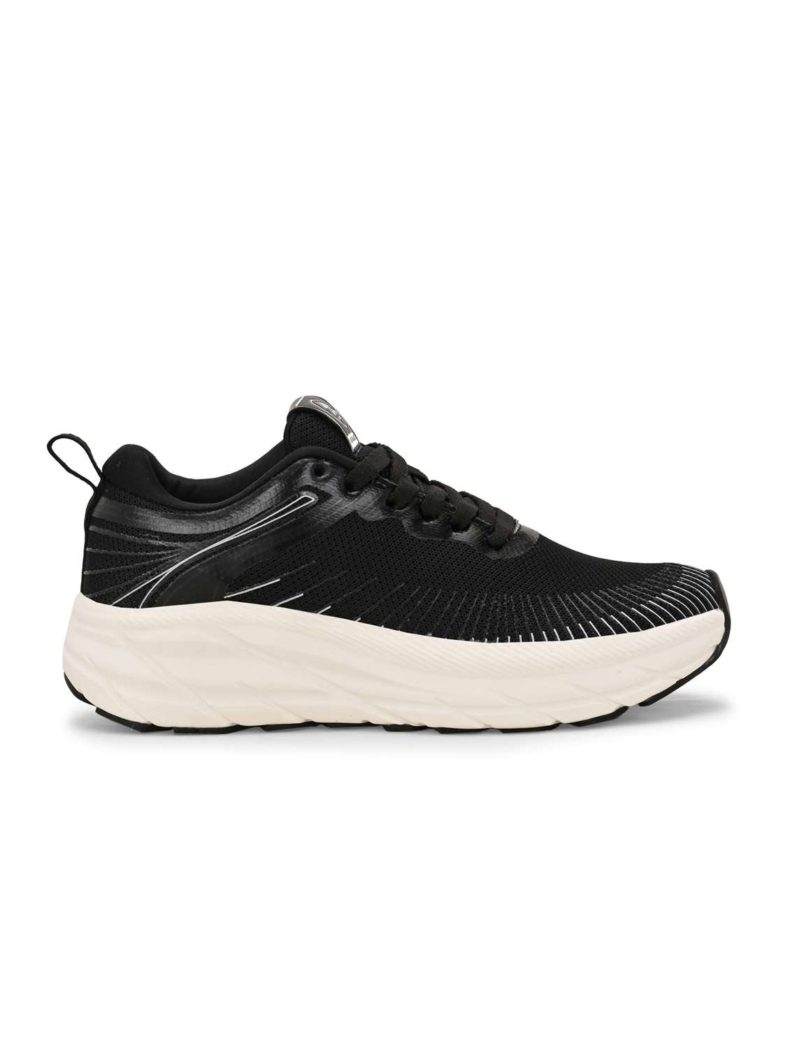 women black lace-up sports shoe - 22020376 -  Standard Image - 3