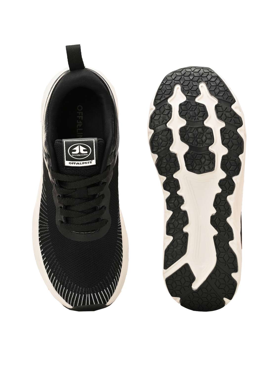 women black lace-up sports shoe - 22020376 -  Standard Image - 5