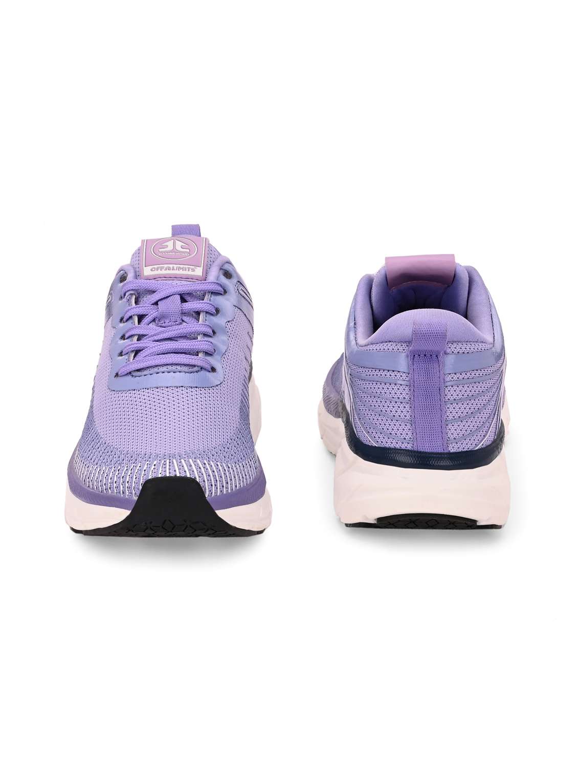 women purple lace-up sports shoe - 22020378 - Standard Image - 3