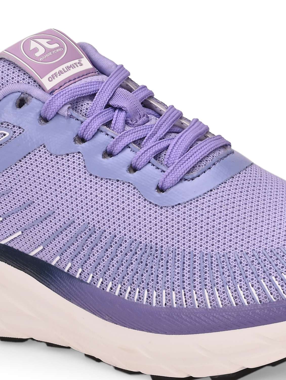 women purple lace-up sports shoe - 22020378 - Standard Image - 5