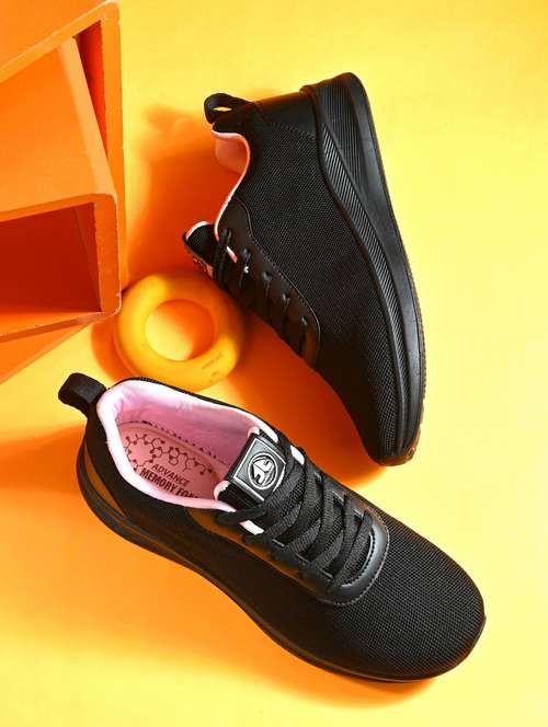 women black slip on sports shoe - 22020381 -  Standard Image - 0