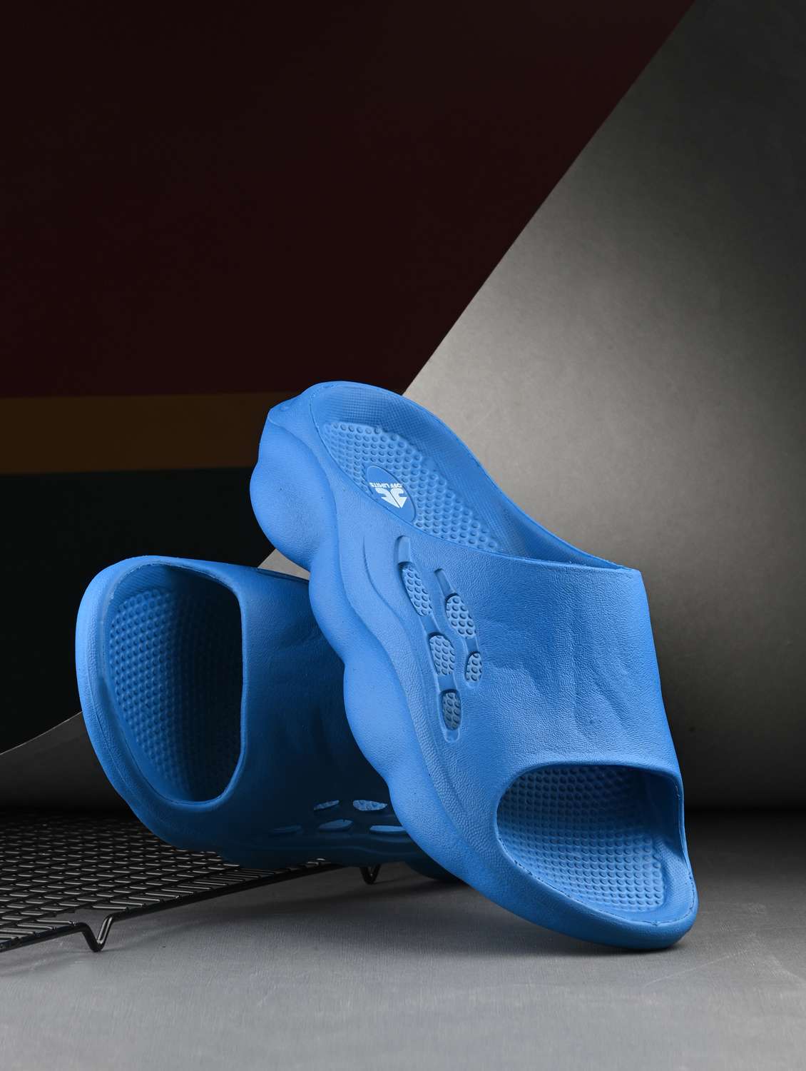 men open toe slip on slider - 22020436 -  Zoom Image - 0