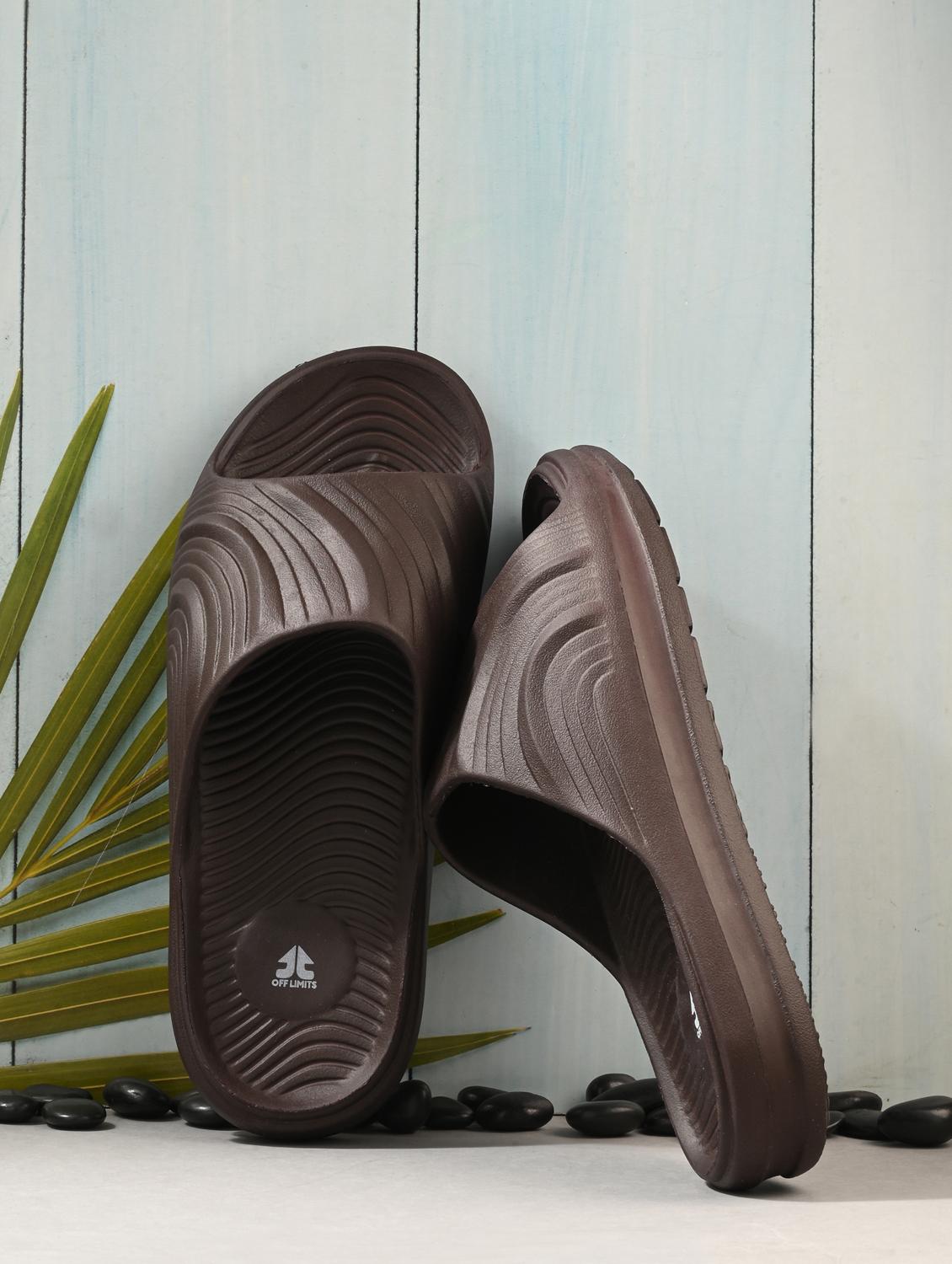 men open toe slip on slider - 22020437 - Zoom Image - 0