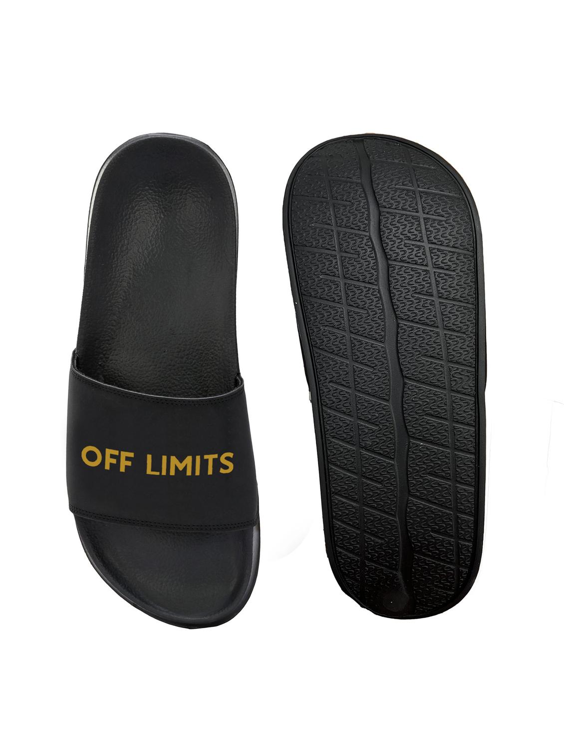 men typographic open toe slider - 22020444 - Standard Image - 5