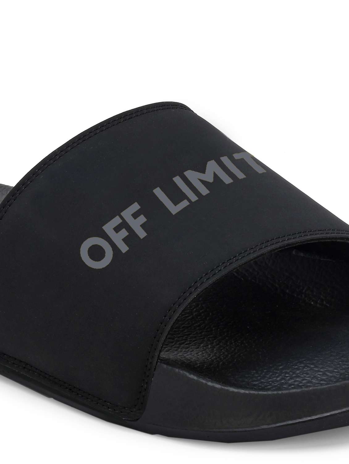 men typographic open toe slider - 22020445 - Standard Image - 5