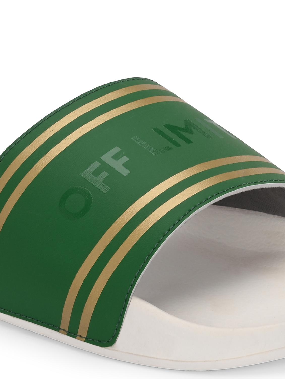 men striped open toe slider - 22020457 - Standard Image - 5