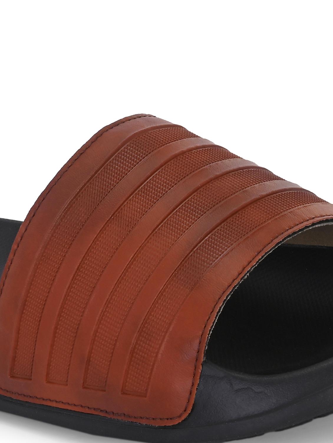men textured open toe slider - 22020466 - Standard Image - 5