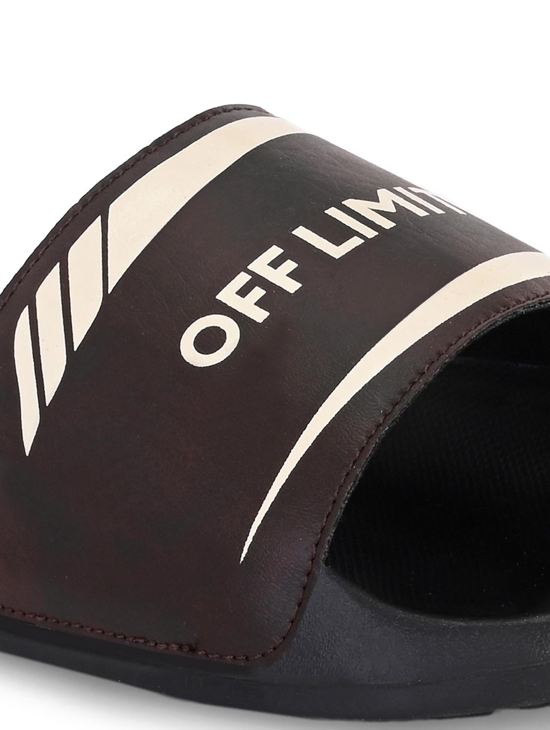 men printed slip on slider - 22020468 - Standard Image - 5