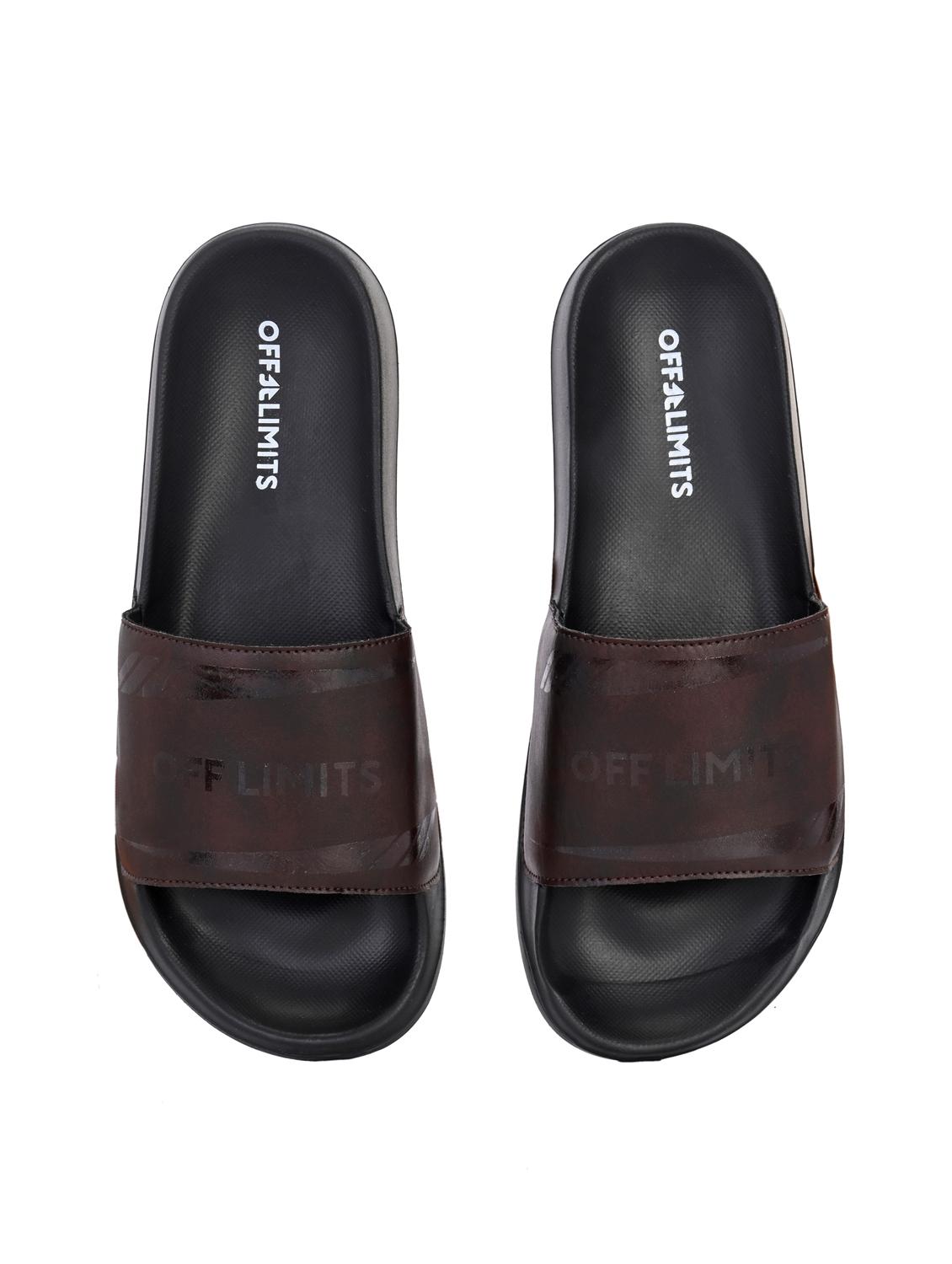 men solid slip on slider - 22020469 - Standard Image - 3