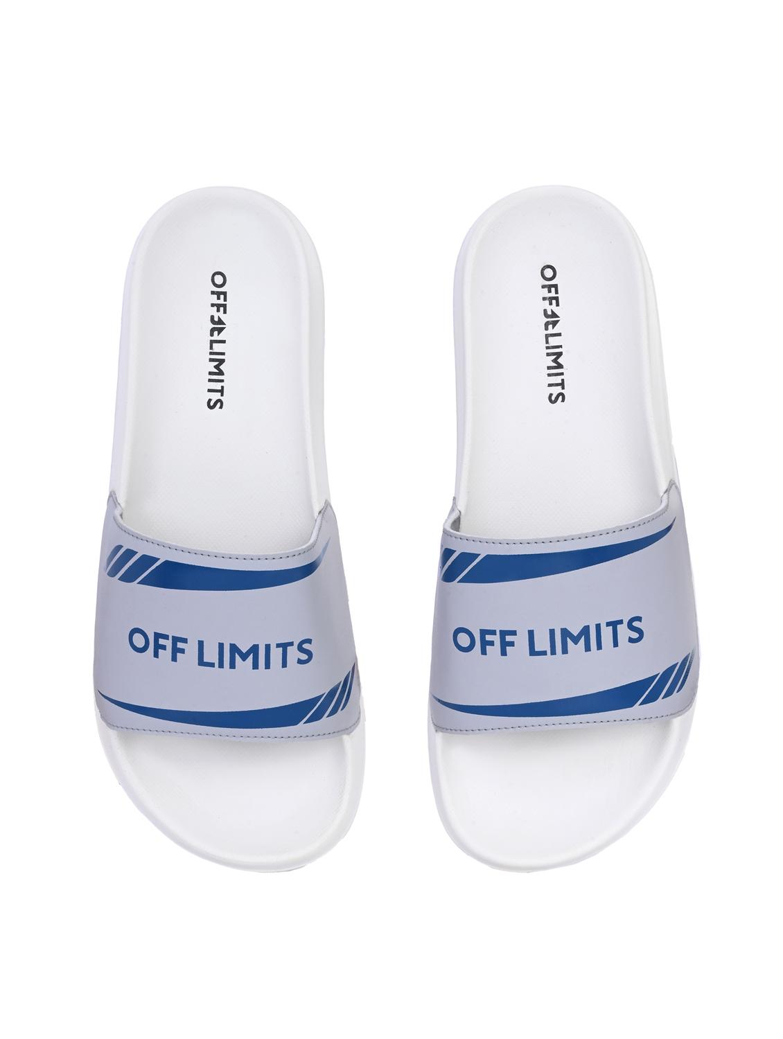 men printed slip on slider - 22020471 - Standard Image - 3