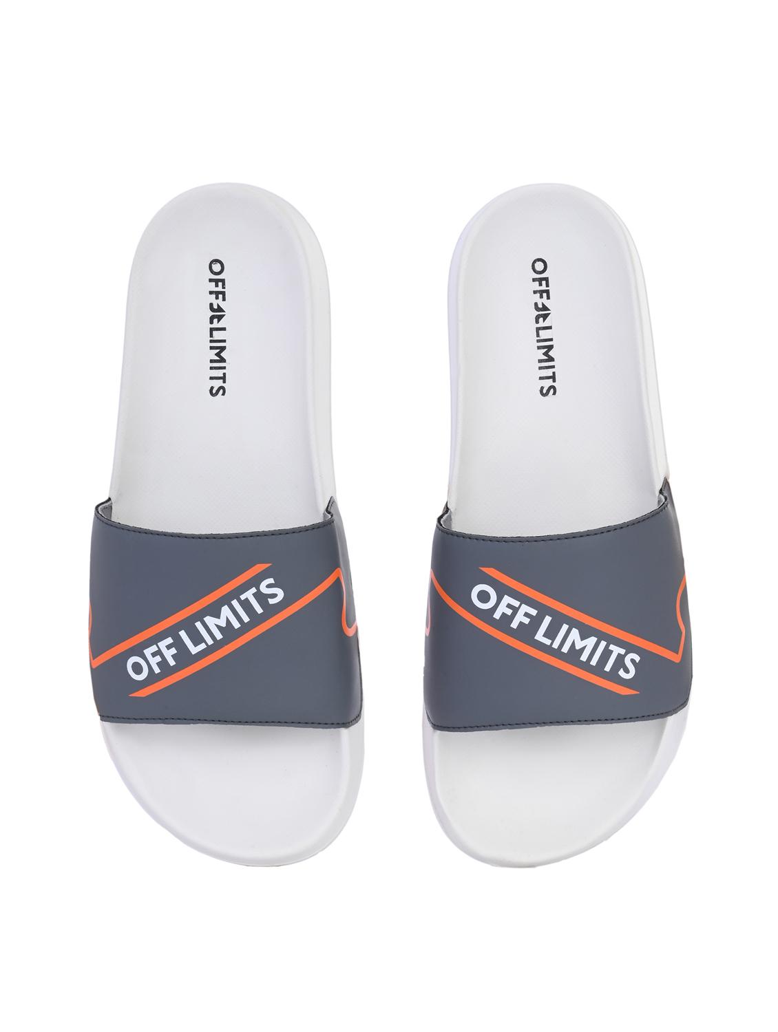 men printed slip on slider - 22020484 - Standard Image - 3