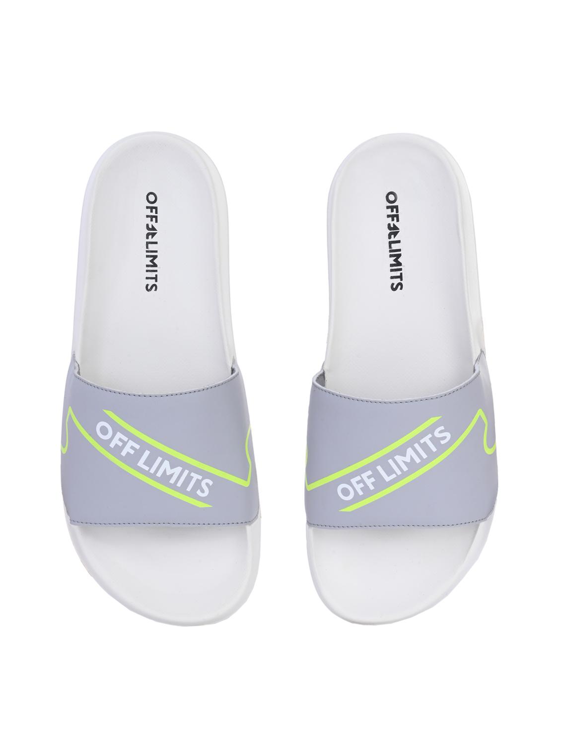 men printed slip on slider - 22020486 - Standard Image - 3