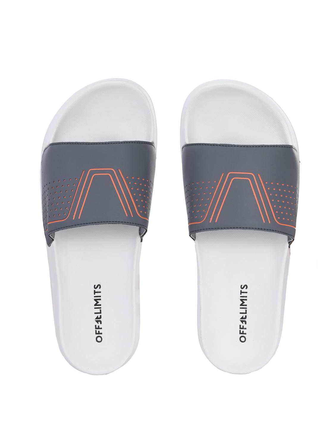 men printed slip on slider - 22020487 - Standard Image - 3