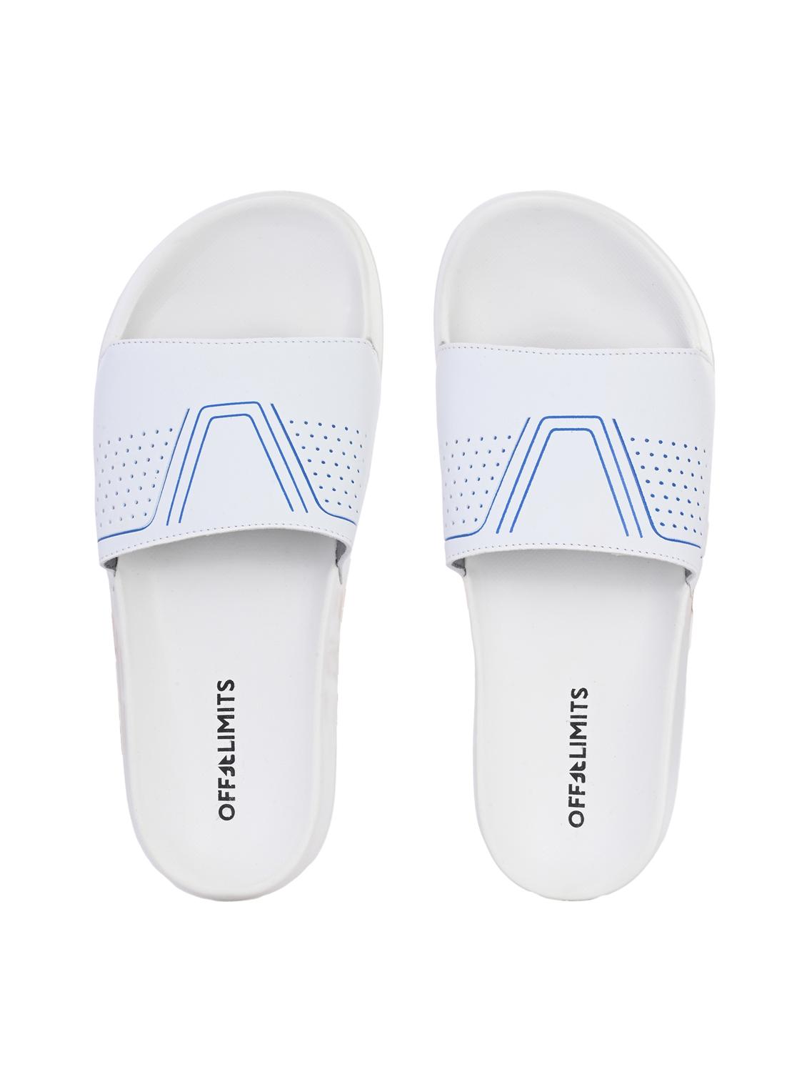 men printed slip on slider - 22020491 - Standard Image - 3