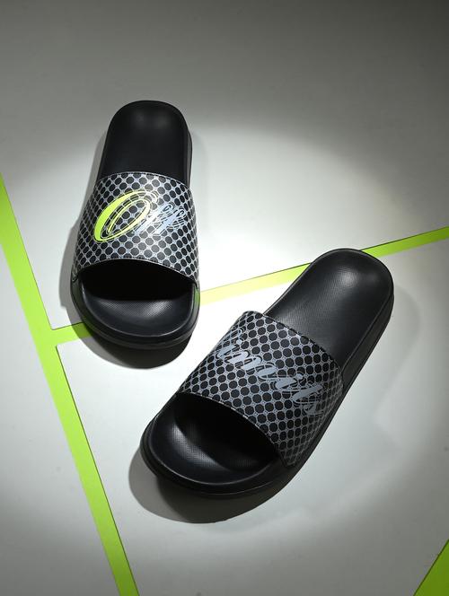 men printed slip on slider - 22020493 - Standard Image - 0
