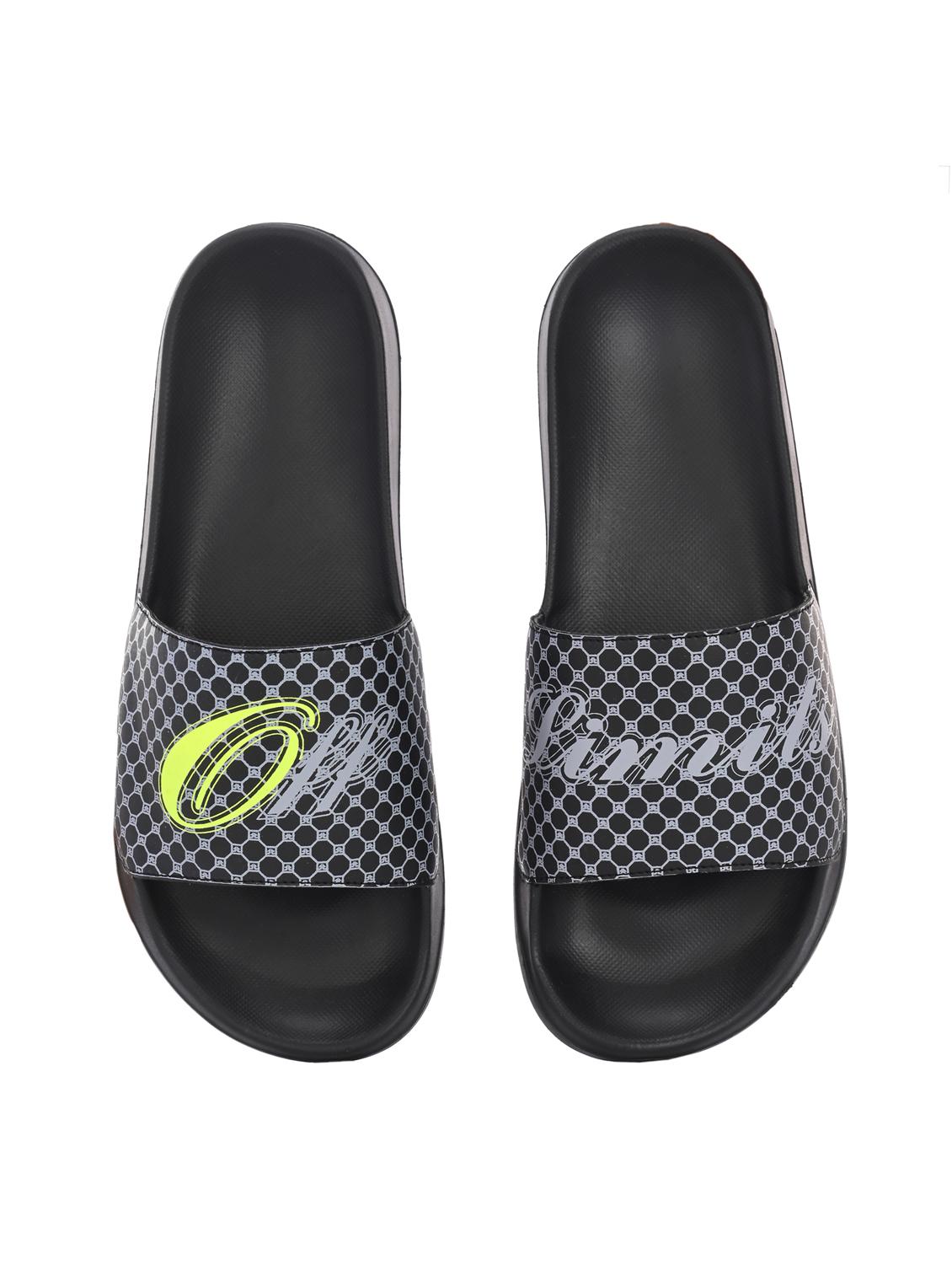 men printed slip on slider - 22020493 - Standard Image - 3
