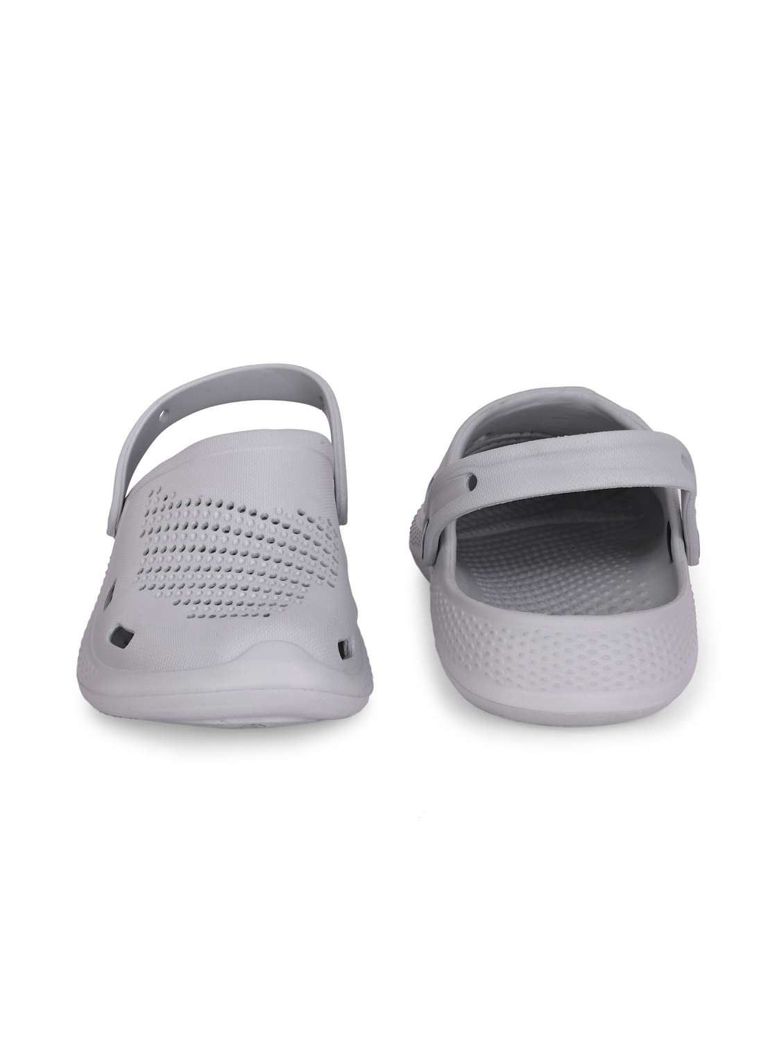 men grey solid clog - 22020497 -  Standard Image - 3