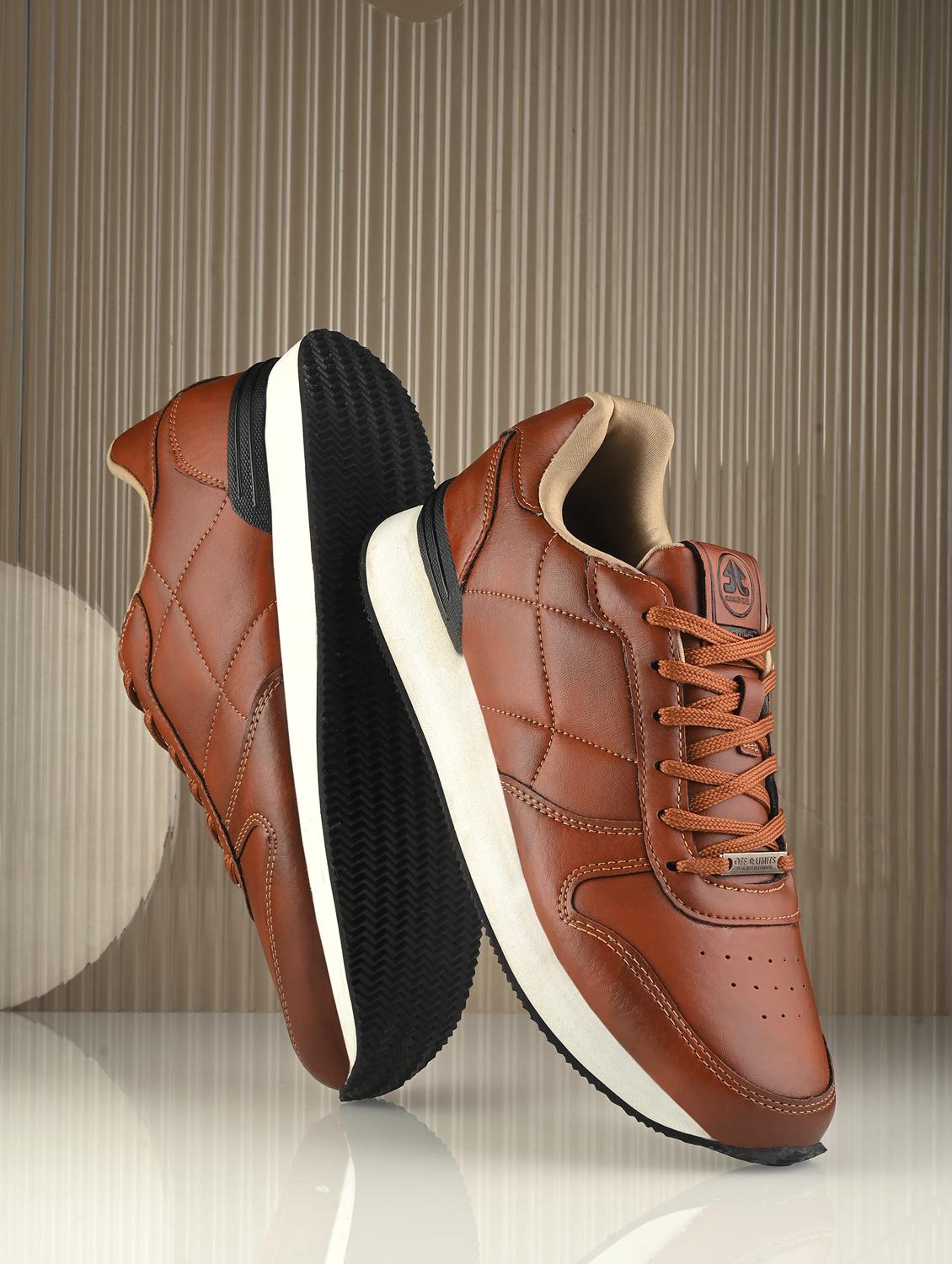men brown lace up sneaker - 22020506 -  Zoom Image - 0