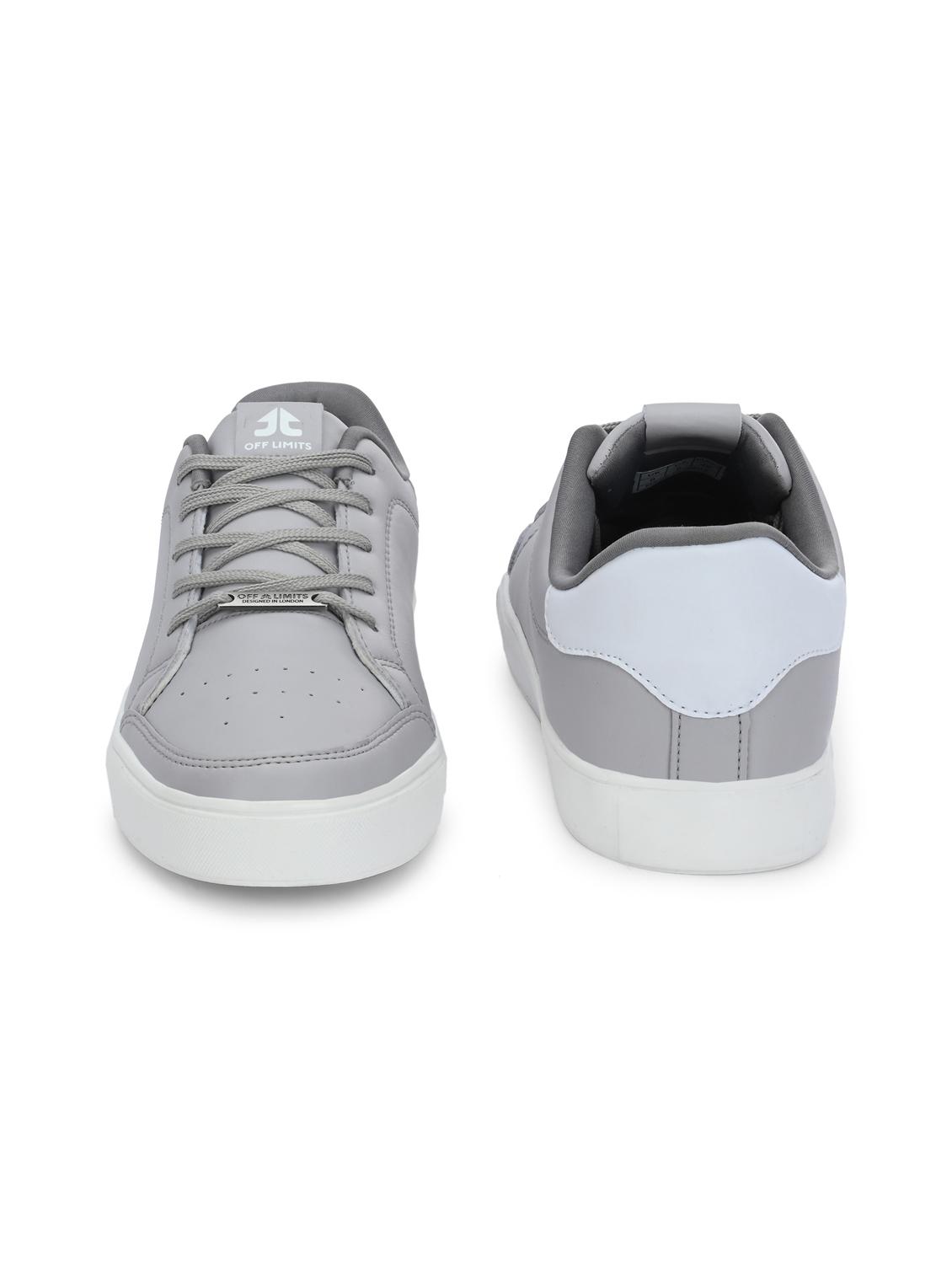men grey lace up sneaker - 22020509 - Standard Image - 3