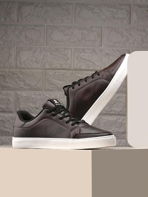 men brown lace up sneaker - 22020510 - Standard Image - 0