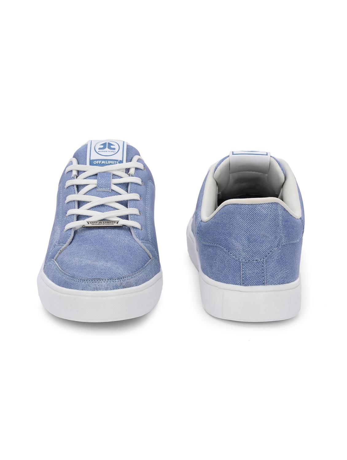 men blue lace up sneaker - 22020517 - Standard Image - 3