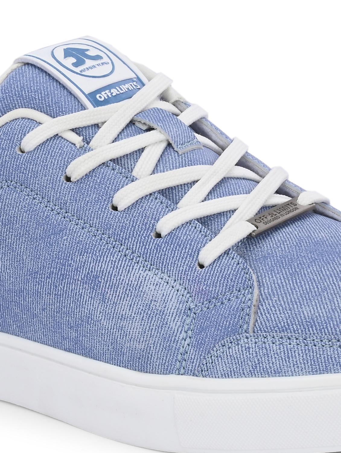 men blue lace up sneaker - 22020517 - Standard Image - 5