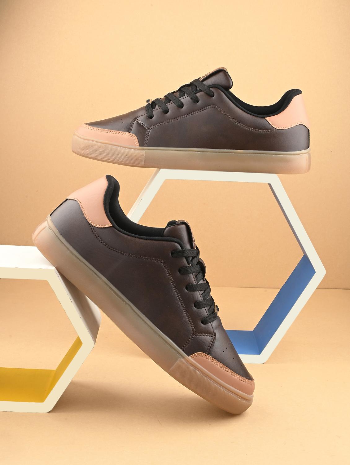 men brown lace up sneaker - 22020523 -  Zoom Image - 0