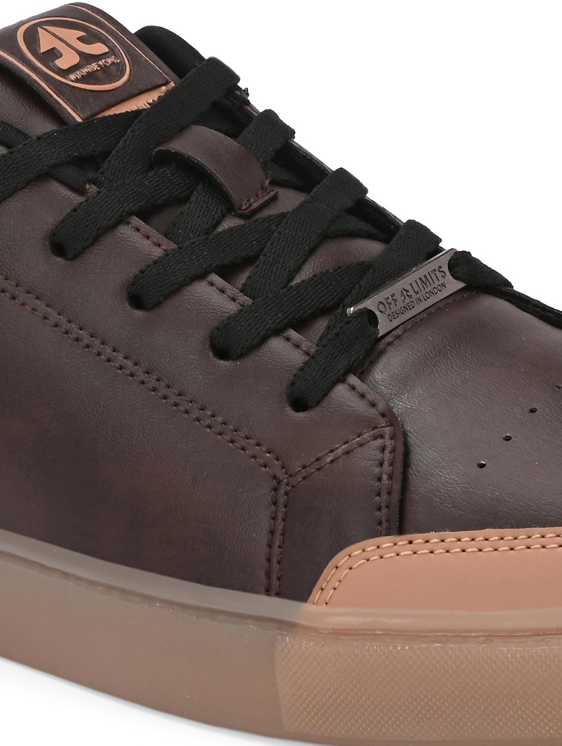 men brown lace up sneaker - 22020523 - Standard Image - 5