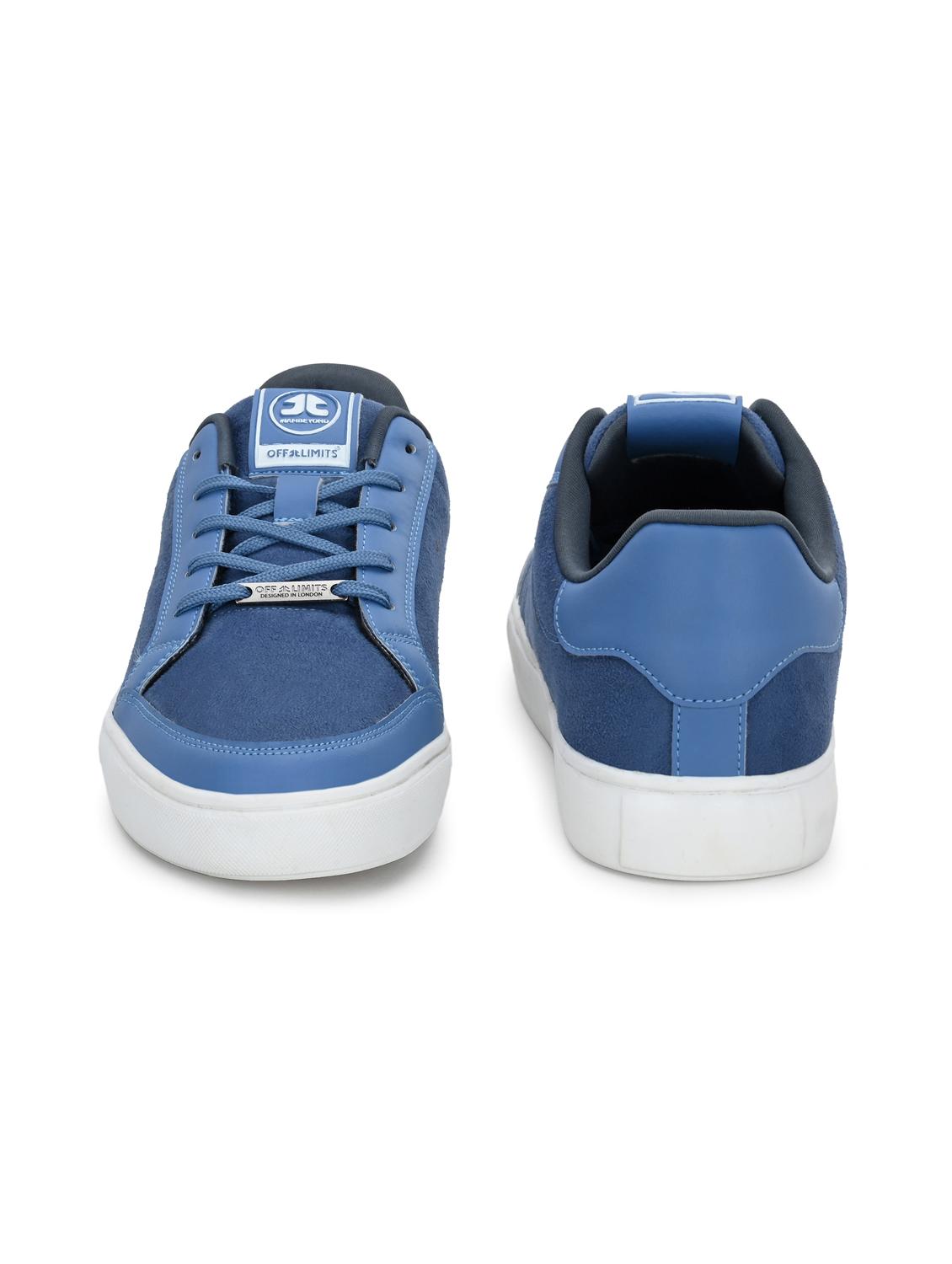 men blue lace up sneaker - 22020531 - Standard Image - 3