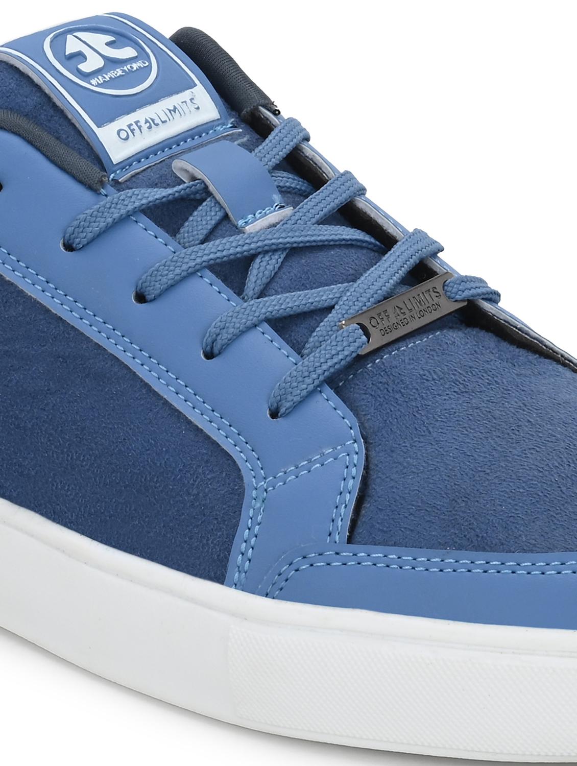 men blue lace up sneaker - 22020531 - Standard Image - 5