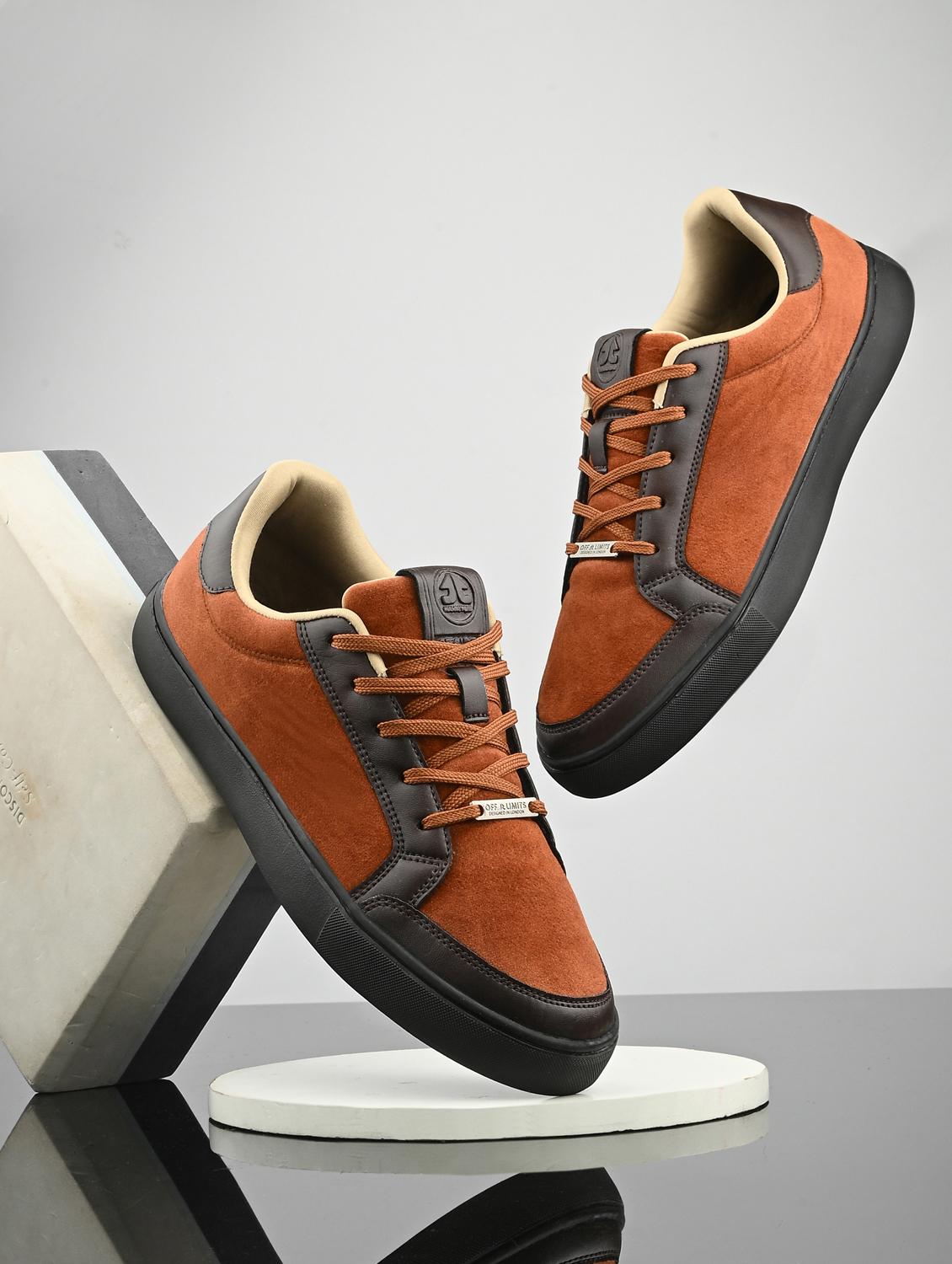 men brown lace up sneaker - 22020534 -  Zoom Image - 0