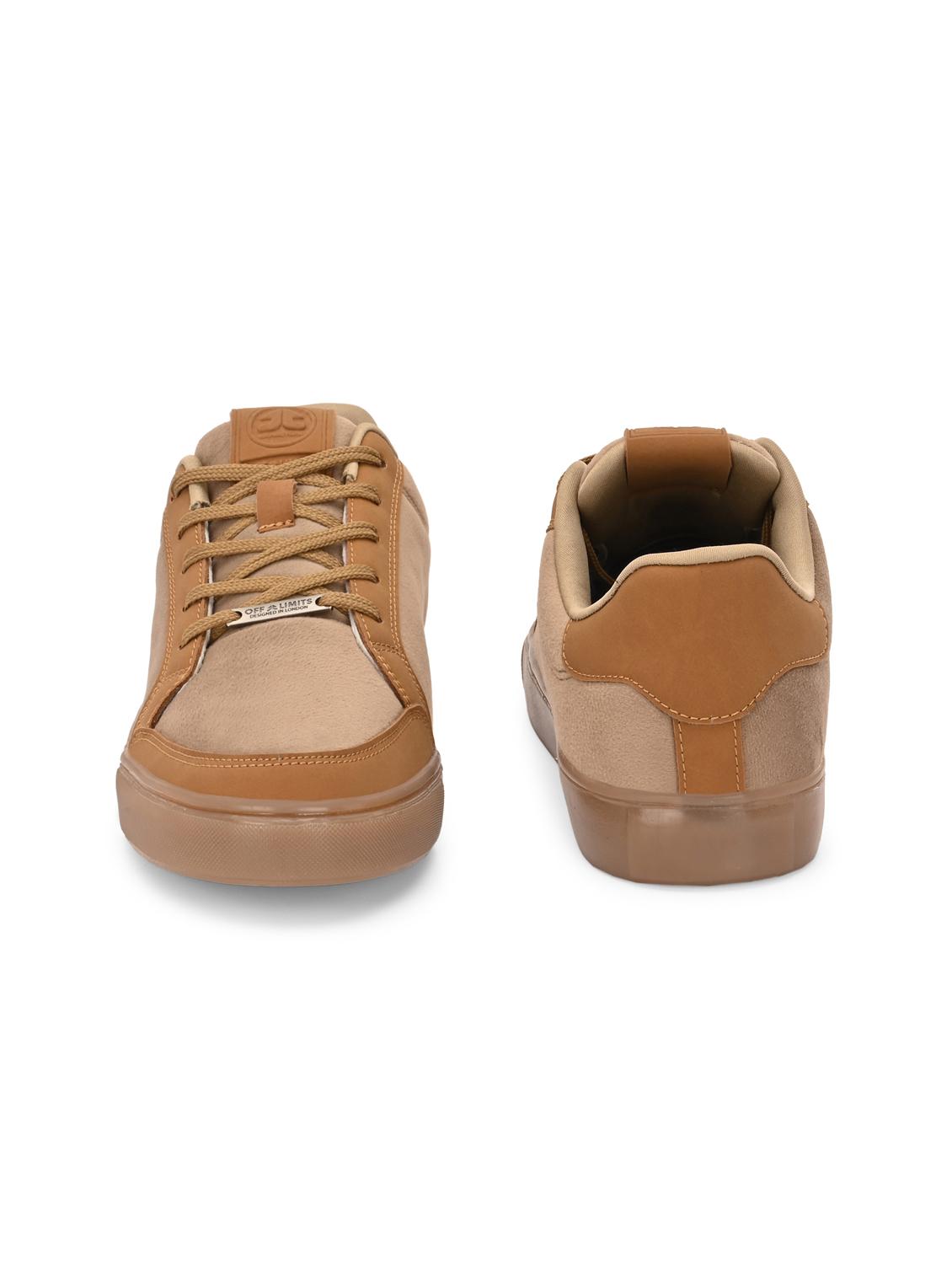 men tan lace up sneaker - 22020535 - Standard Image - 3