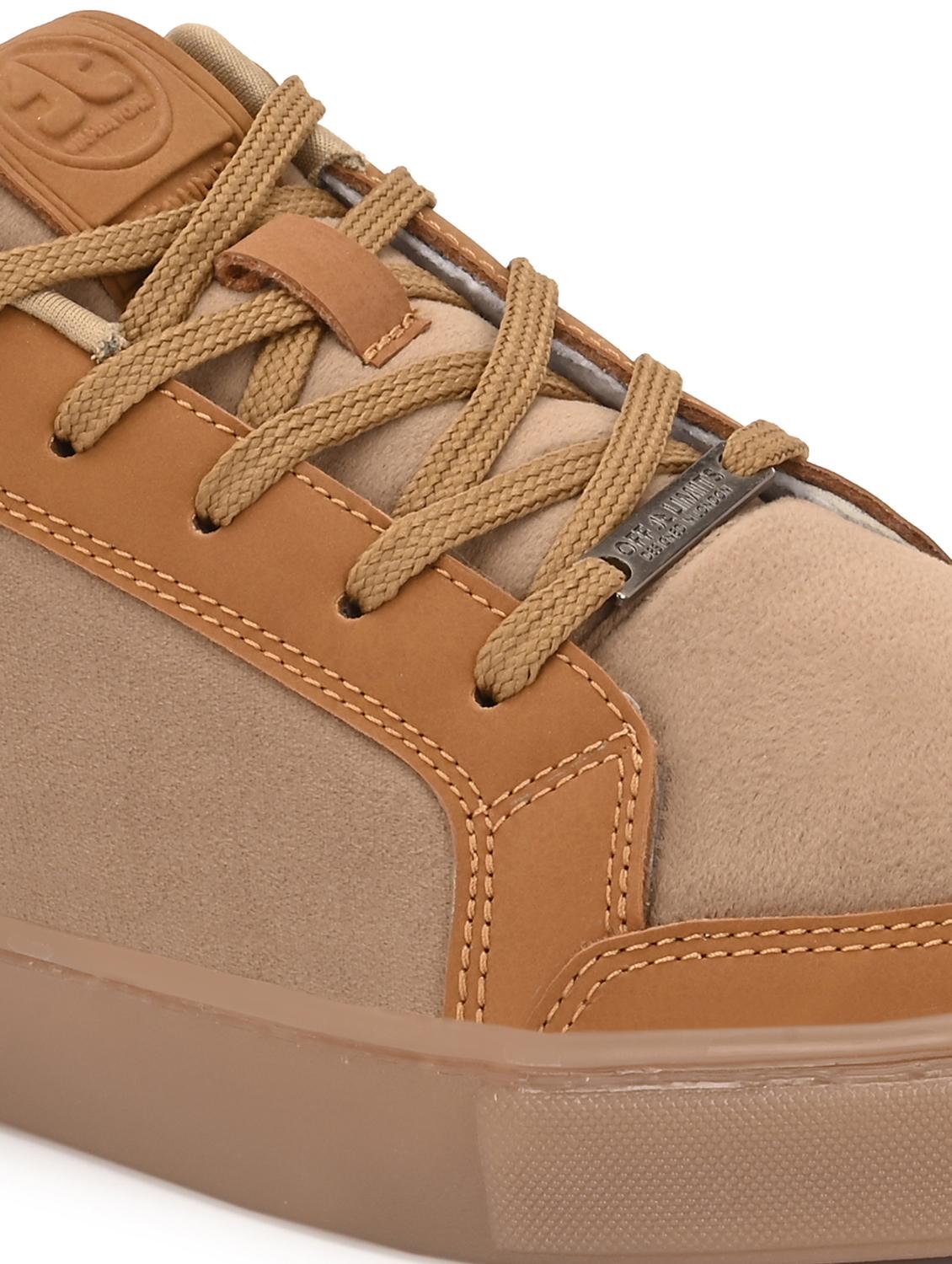 men tan lace up sneaker - 22020535 - Standard Image - 5
