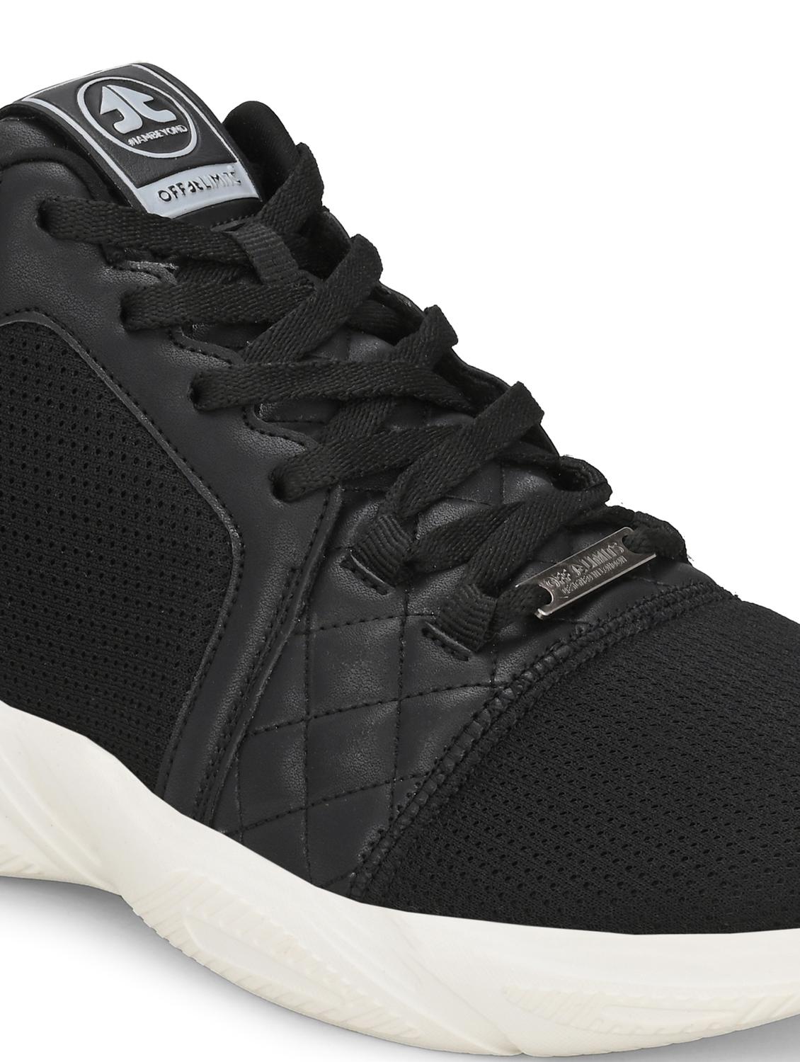 men solid black lace up shoe - 22020556 - Standard Image - 5