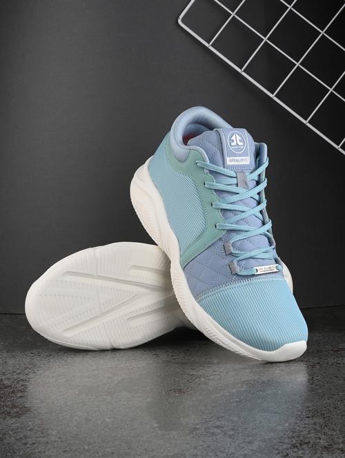 men solid blue lace up shoe - 22020558 -  Standard Image - 0