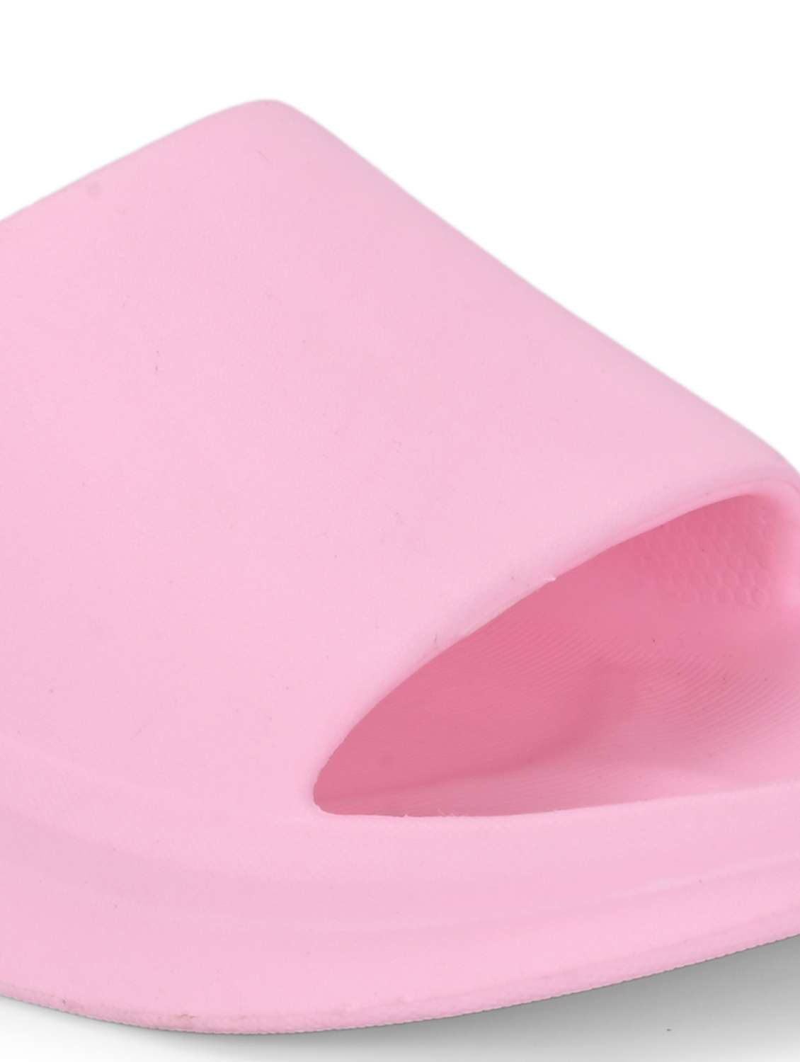 women pink solid slip on slides  - 22020583 -  Standard Image - 5