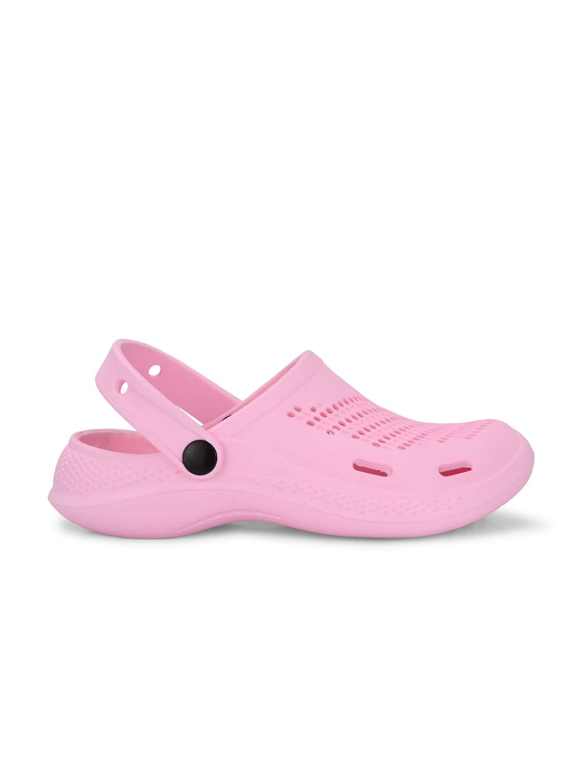 women pink solid clogs - 22020590 -  Standard Image - 3