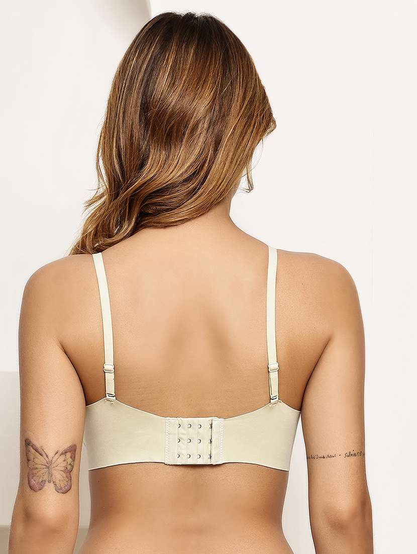 women self designed lightly padded t-shirt bra - 22020595 - Standard Image - 3