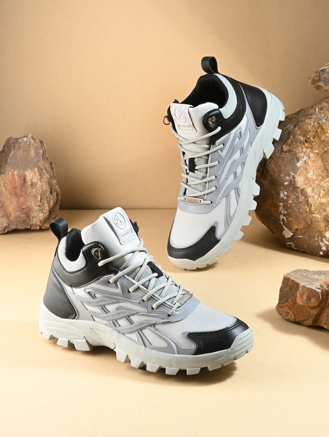 men solid grey sport shoe - 22020597 - Zoom Image - 0