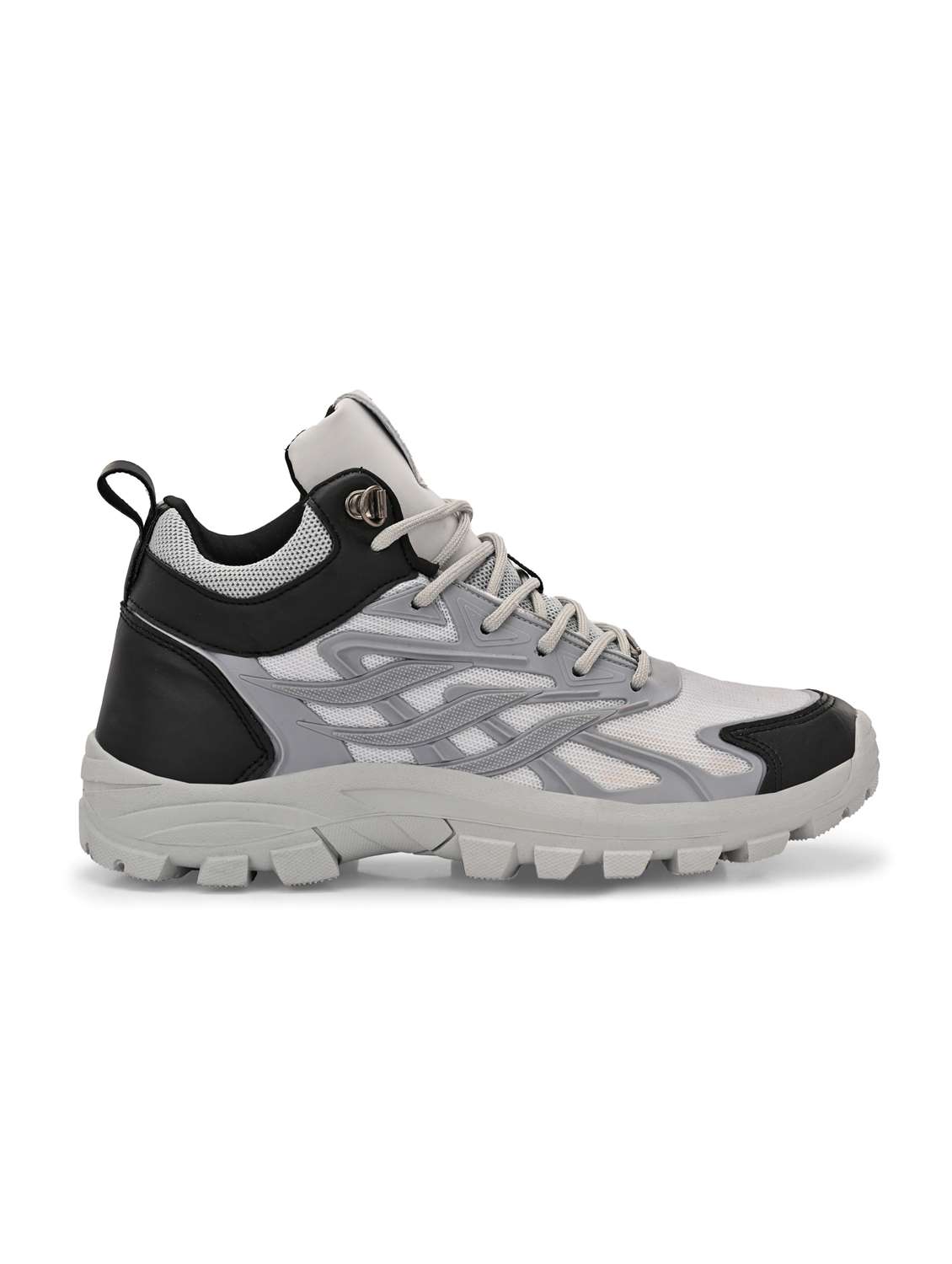 men solid grey sport shoe - 22020597 - Standard Image - 3