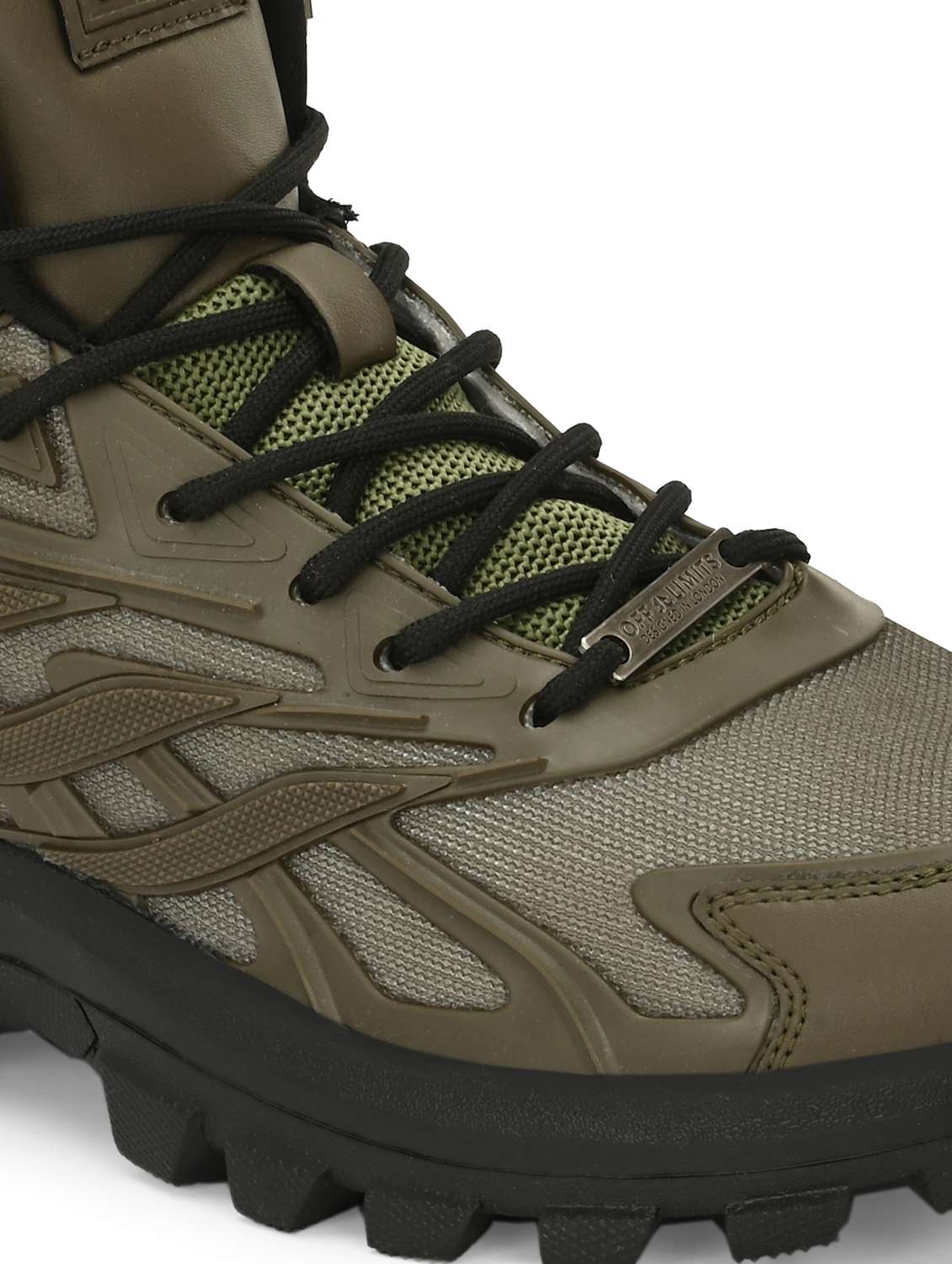 men solid olive sport shoe - 22020598 -  Standard Image - 5