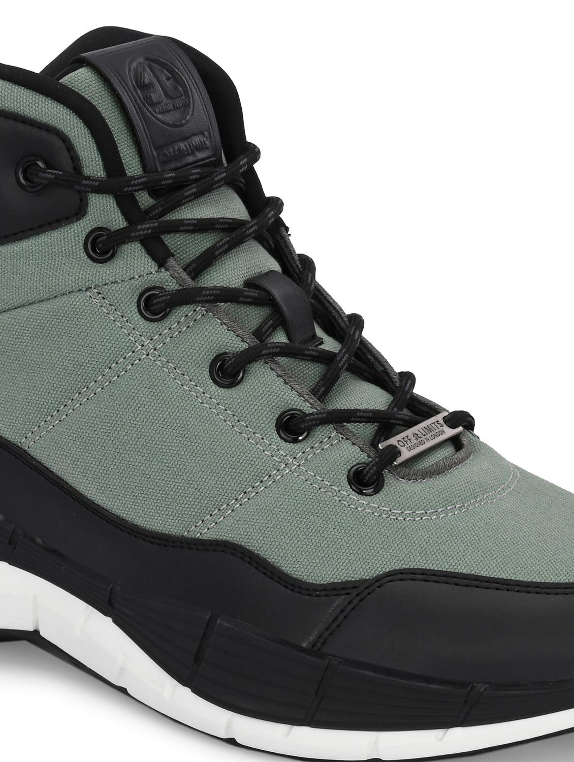 men solid green sport shoe - 22020602 - Standard Image - 5