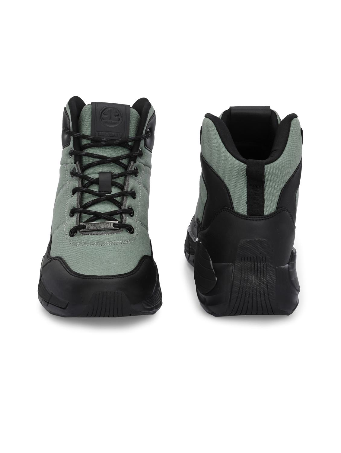 men solid green sport shoe - 22020603 - Standard Image - 3